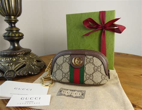 gucci card and key case|Gucci ophidia key pouch.